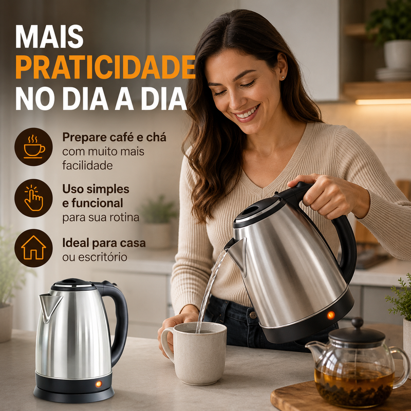 Chaleira Elétrica - Inox