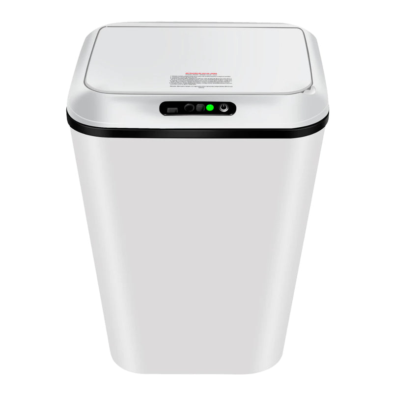 Lixeira Sensor Automática Inteligente de Banheiro Cozinha Escritório Capacidade 16 Litros